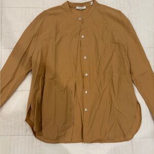 Vince Brown Button Down Shirt